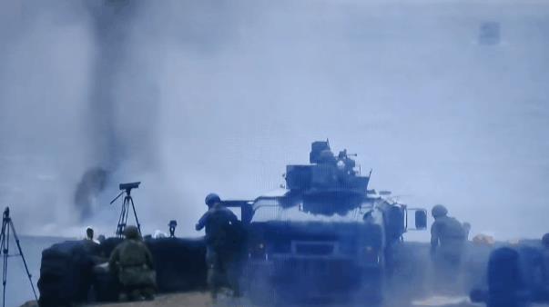 8月28日，台军实施的所谓“天马操演”，首次进行美国制造的，新型M41A7 IT