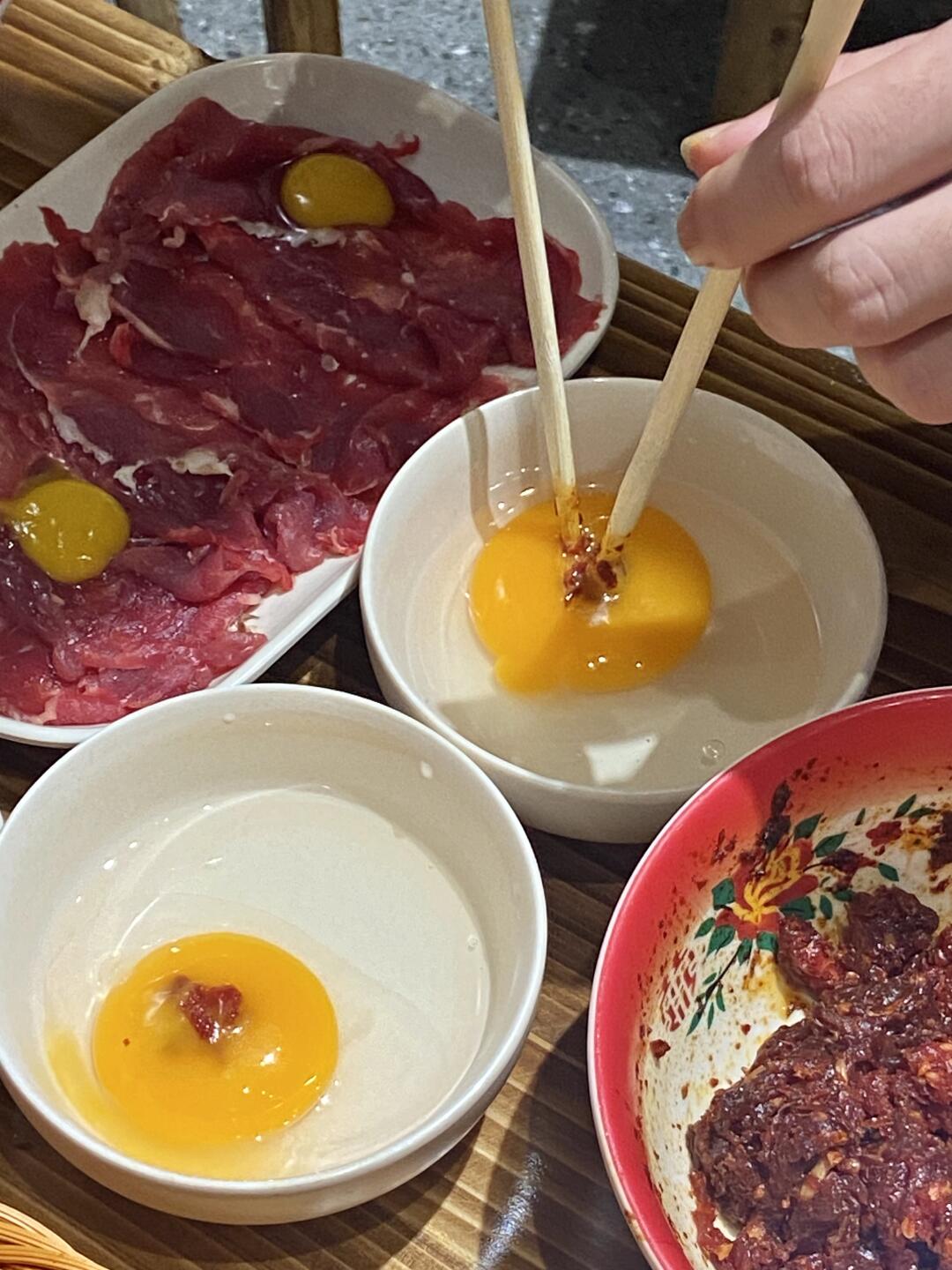 渣渣牛肉鸡蛋饼！！