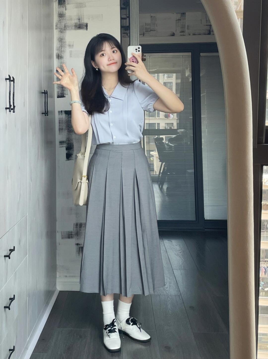 学生党也轻松驾驭的日常通勤穿搭💓