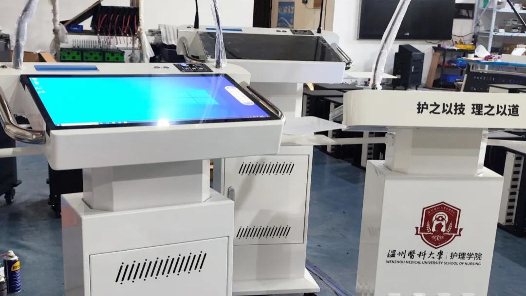 上海际庆多媒体讲台出货"温州医科大学"，助力智慧医学教育！