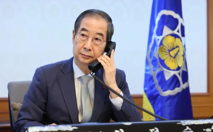 快讯：韩国代总统韩德洙与日本首相石破茂通电话