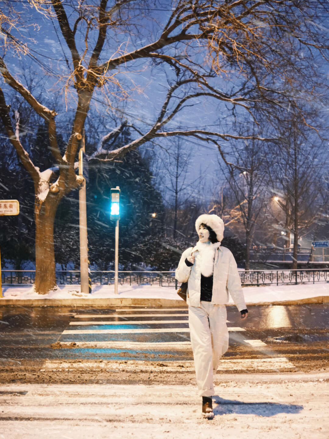 早上去颐和园的北宫门拍照吧！北京下雪