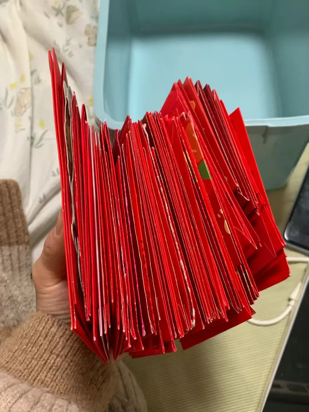 生娃第一年走亲戚，这么多红包居然只有一千五百元
