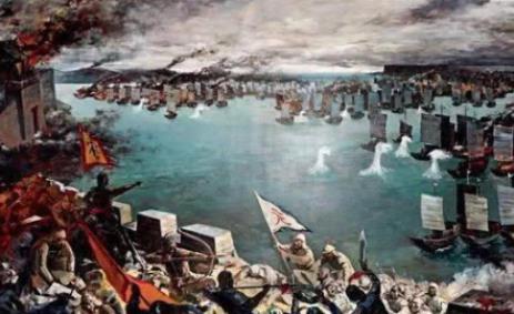 忽必烈灭宋，有点菜鸡互啄那味了。一个襄阳死磕了6年，元军什么战术都没了，天外飞仙