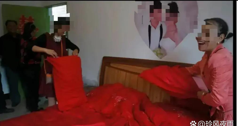 一个八竿子打不着的亲戚，突然找上门来跟女子说，他儿子要结婚了，非得让女子去帮忙铺