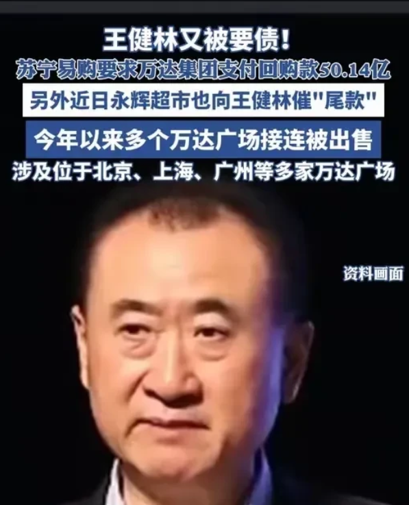 69岁的王健林被苏宁要债50.4亿，终于明白了富豪们为什么喜欢多妻多子：

王老