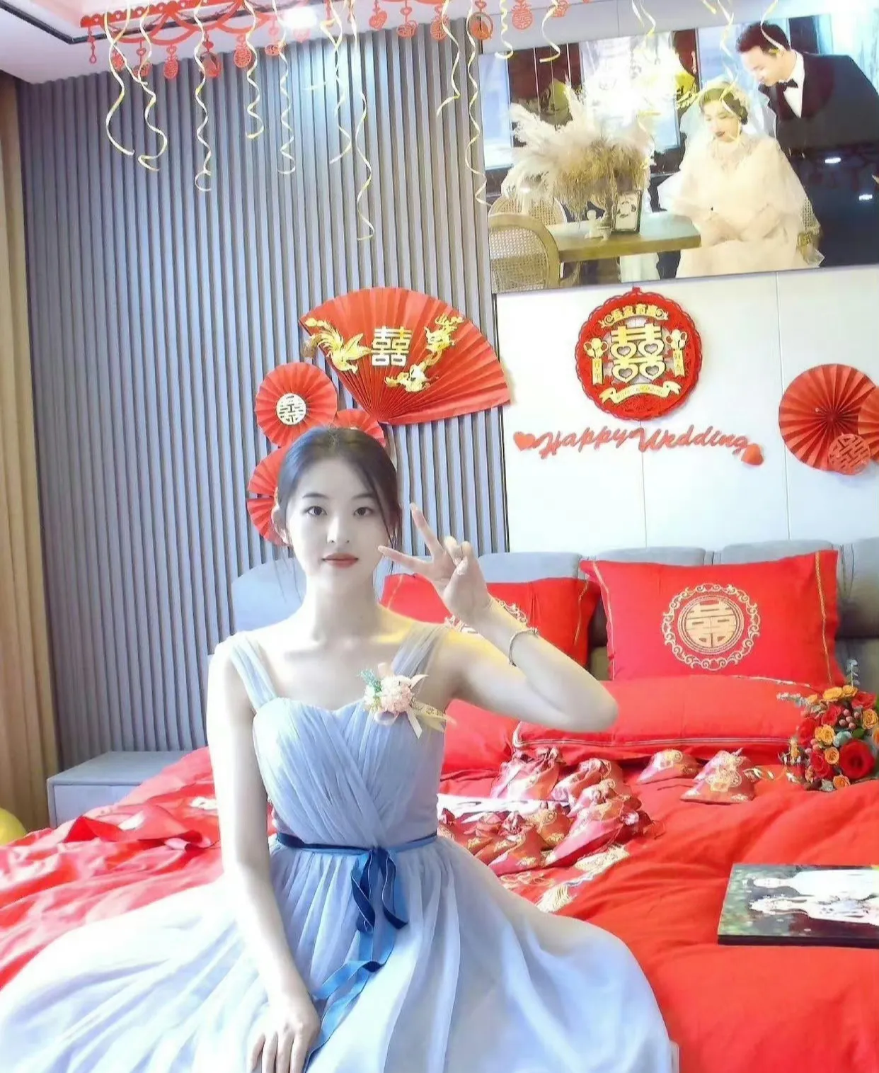 小姐姐是最美的伴娘，没意见吧