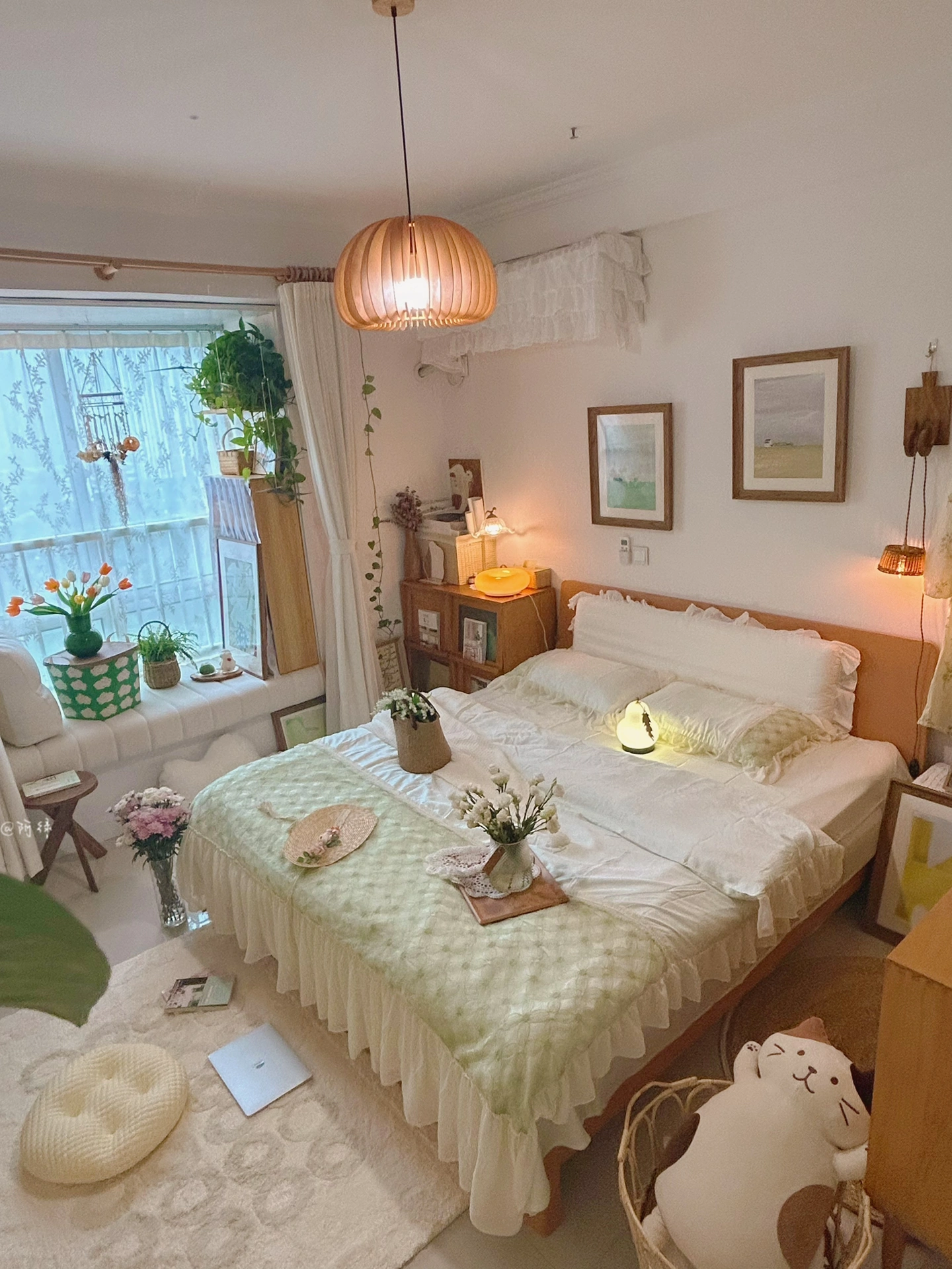 
🍀 我家是42㎡一室一厅一厨一卫带阳台
建筑57平 套内42平的70年住宅
