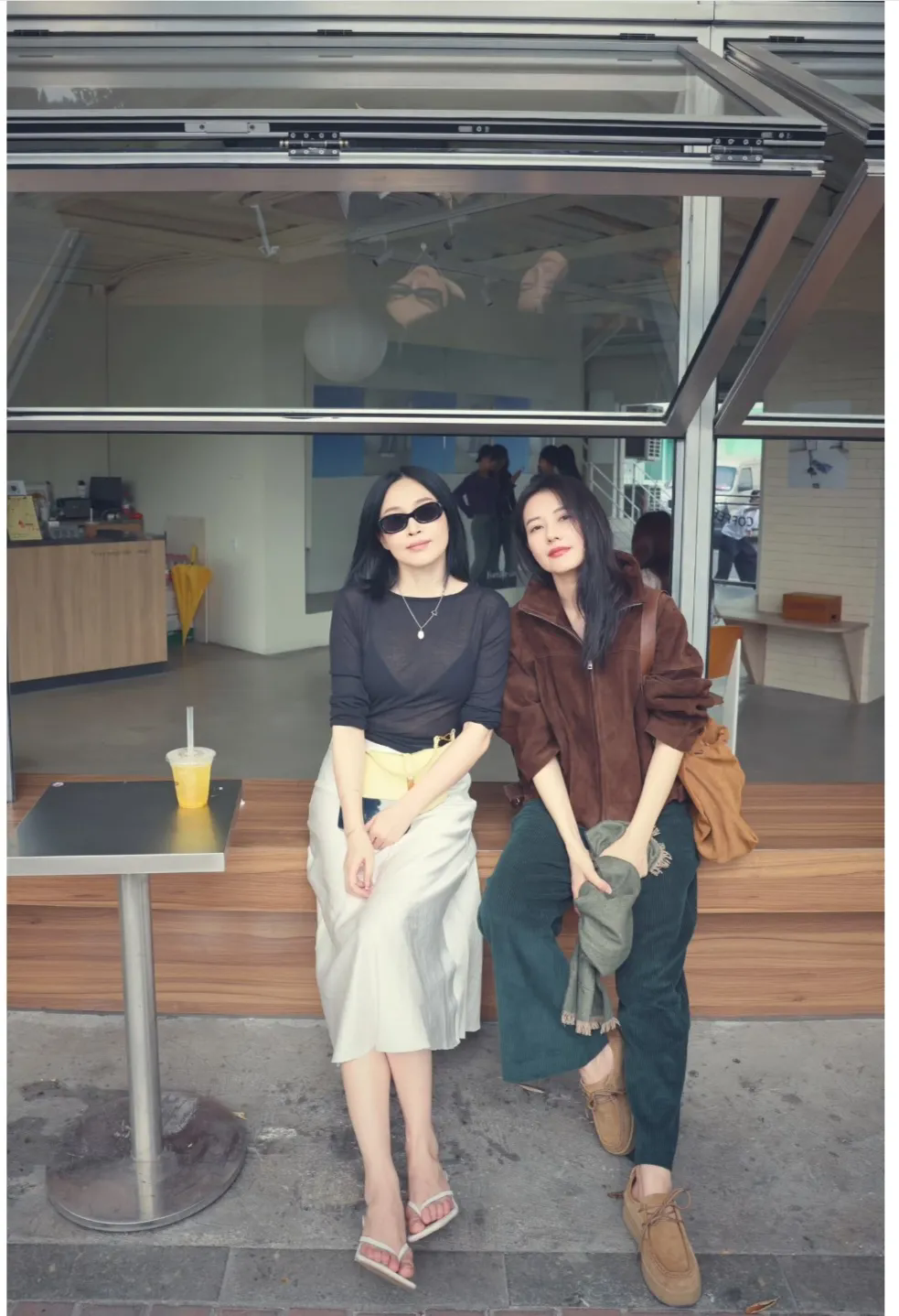 高圆圆，我们的女神怎么穿的这么厚？