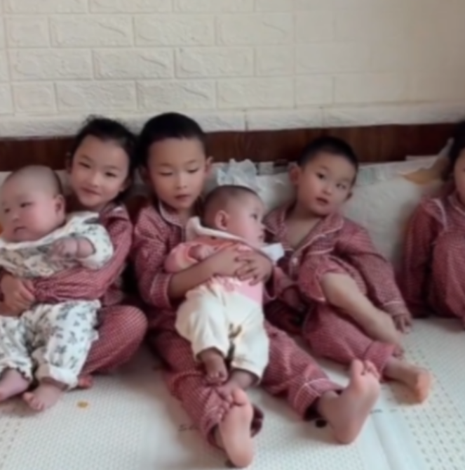 真敢生啊！辽宁鞍山，一名女子怀孕生子，结果她生了3次，每次都是双胞胎，现在家里6
