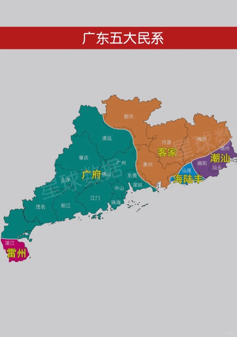 广东五个民系