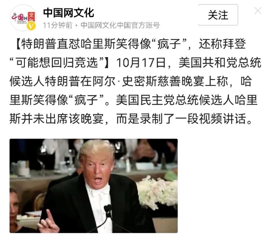 特朗普如此称呼他的竞选对手哈里斯，对哈里斯是一种侮辱，但对他自己的形象也有损害。