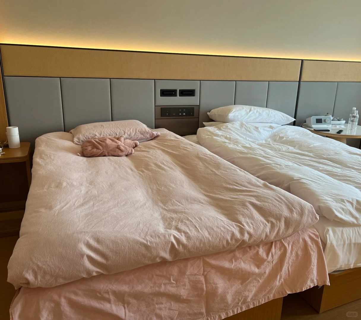 酒店人的执念
感觉我这种人不适合出门，尤其住酒店或民宿都会带上床上用品，烧水壶也