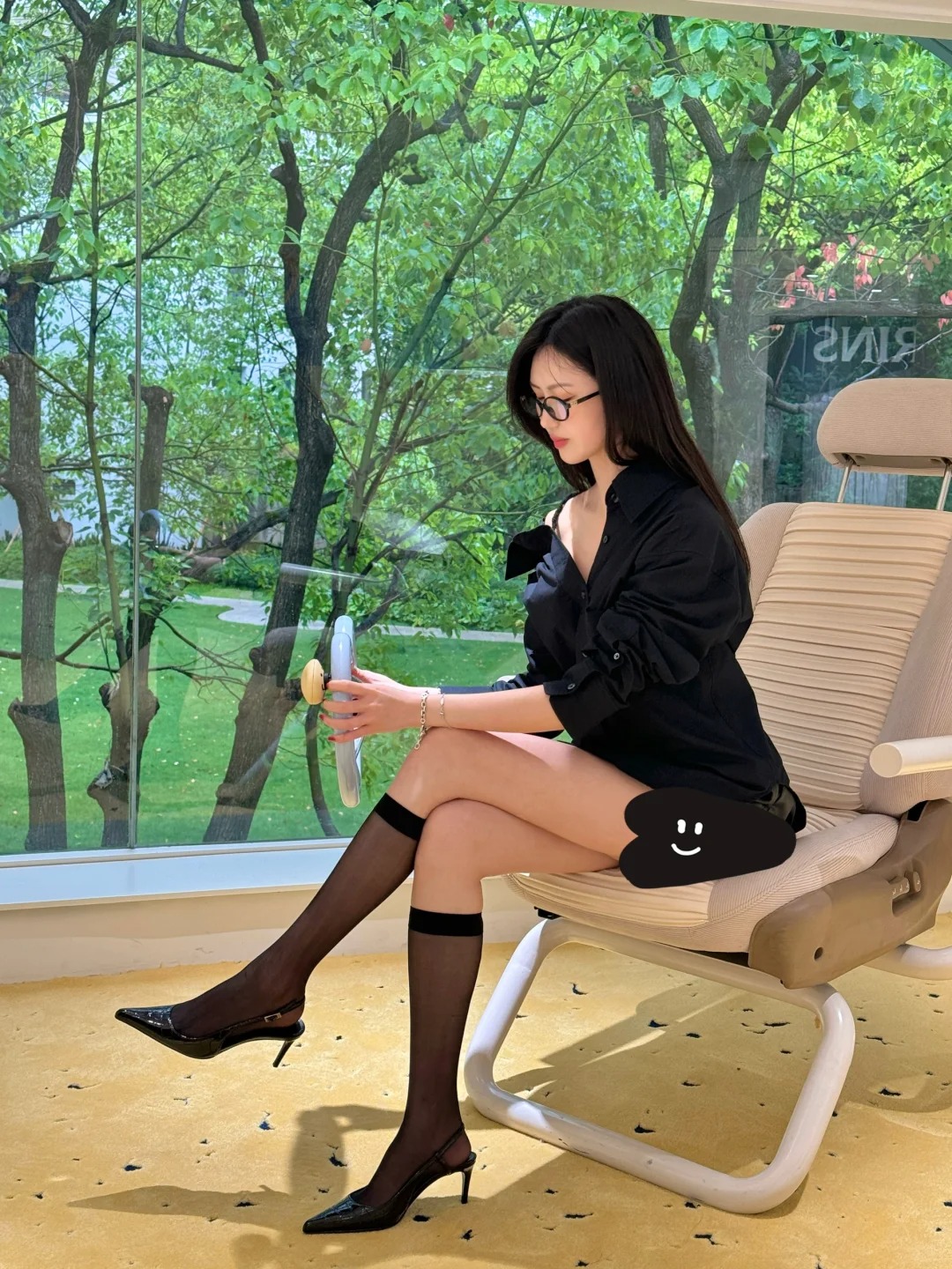 出门遛618新买的鞋鞋😉