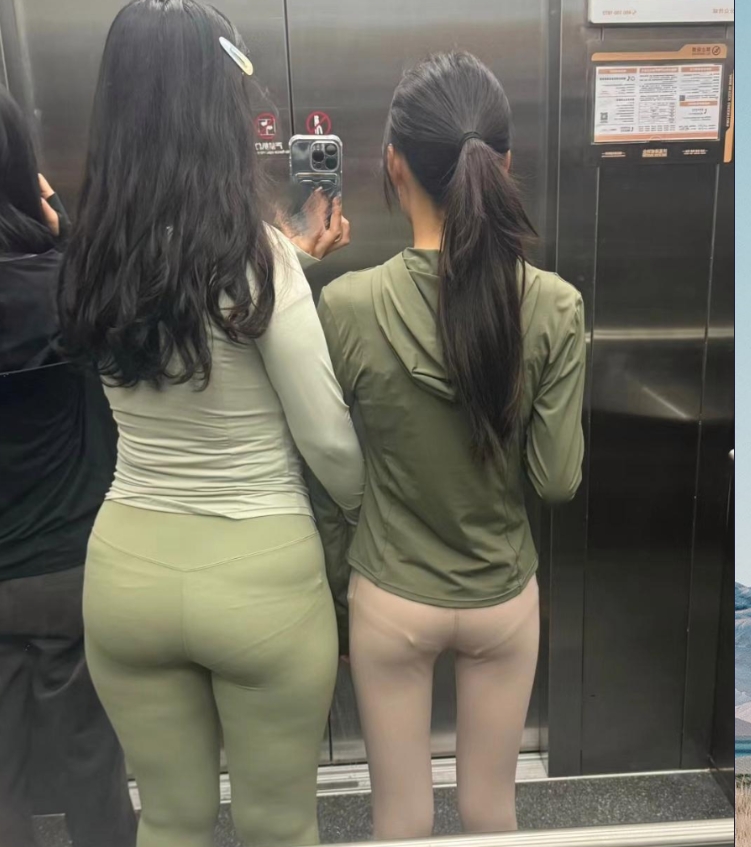 不懂就问！？穿瑜伽裤出门的都是大美女吧。自己都感觉不到尴尬吗？
￼
￼