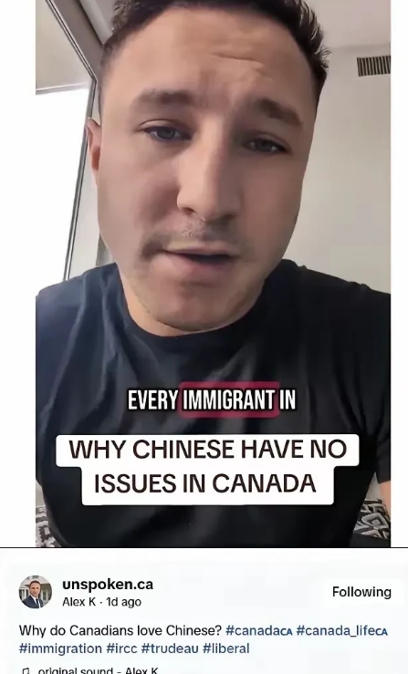 有个加拿大小哥发了个超火视频，直言：“200万中国人在加拿大默默生活，从无风波！