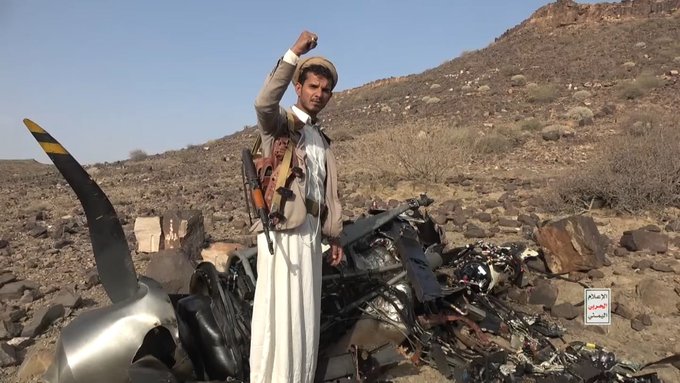 也门胡塞武装又击落了一架美国空军的 MQ-9死神无人机，使其击落的 MQ-9 总