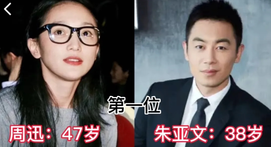 朱亚文吻过的10位女明星，周迅、马伊琍、宋佳、王丽坤你更喜欢谁
第1位:周迅
第
