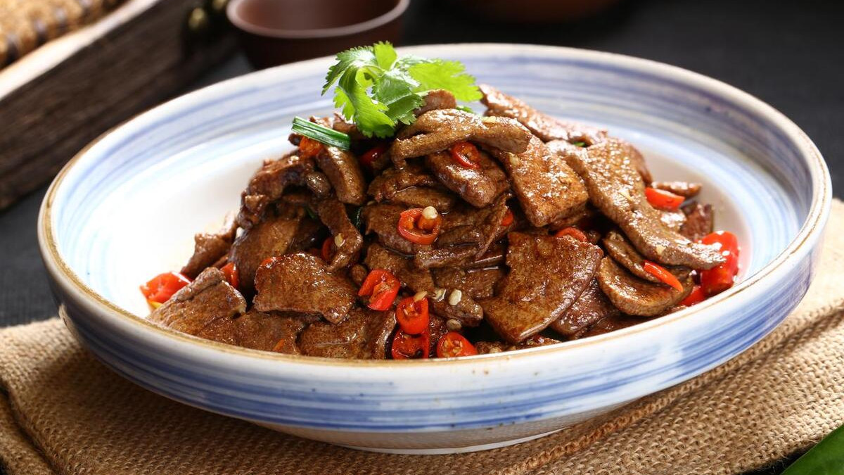 麻辣猪肝的做法，好吃到停不下来！