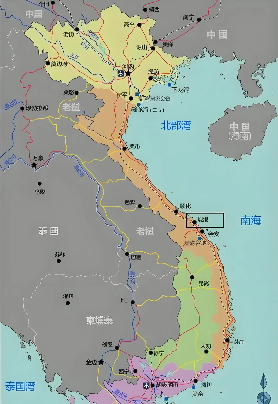 为什么越南总想学秦国远交近攻的那一套不灵了？

1.远交近攻仅限于体量差不多的，