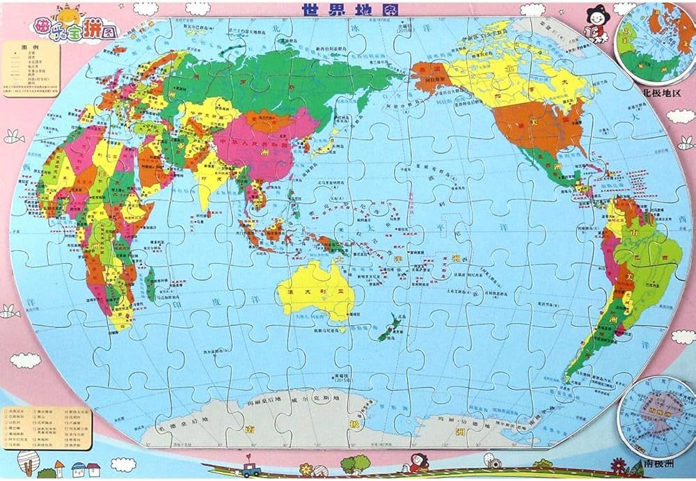 图一为大家平时看到的世界地图，图二是真实的世界各国陆地面积对比。

为什么会这样