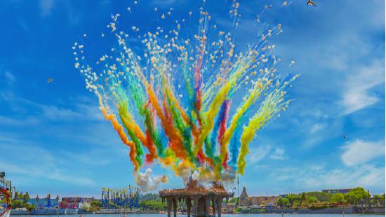 大连海昌发现王国国庆超级烟花盛典，十一正当红！