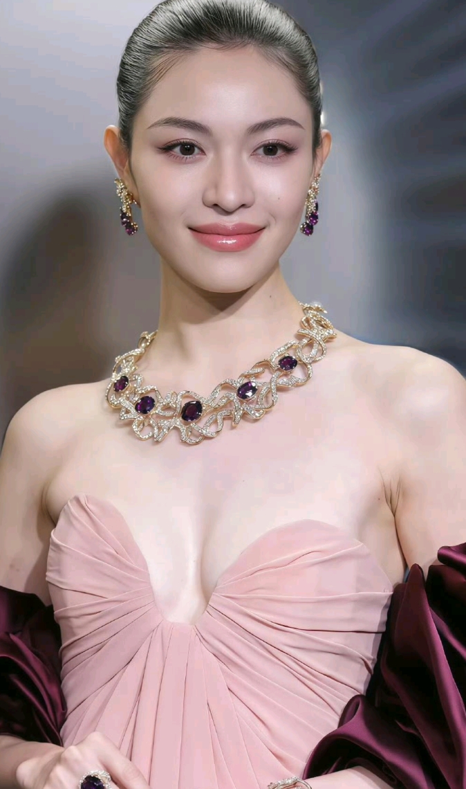 钟楚曦美得像个假人，终于知道为什么她找男朋友能在娱乐圈集邮了，我一个女人都对她动