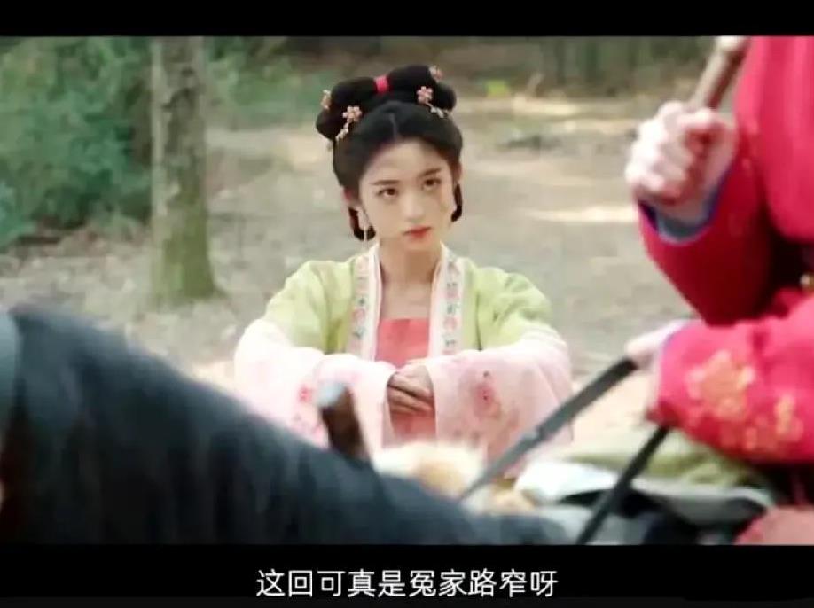 《五福临门》四娘寺庙遇险，五妹妹求杨羡帮忙
五妹妹求人之前并不知道来人是杨羡，她
