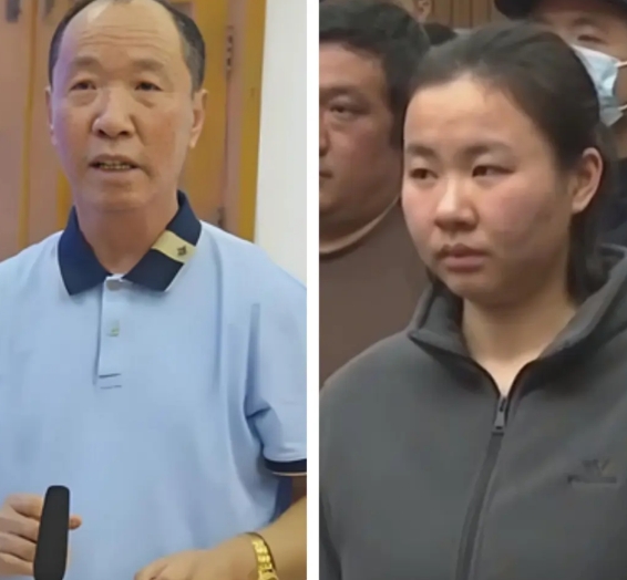 真不愧是亲爷孙俩，明珍珍和明学昌似乎是一个模子里刻出来的，不但是模样超像，而且连