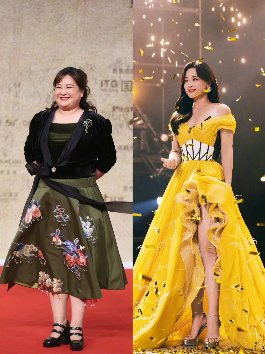 可贾玲永远失去了变胖的权利啊
最近全网只热议姐之前多么努力，如今又如何励志和成功