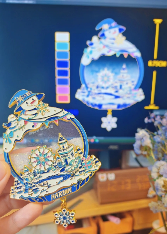冰雪大世界冰箱贴！