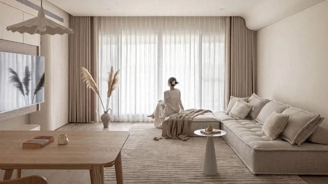 150㎡奶油风大三居，自在、安静、温柔