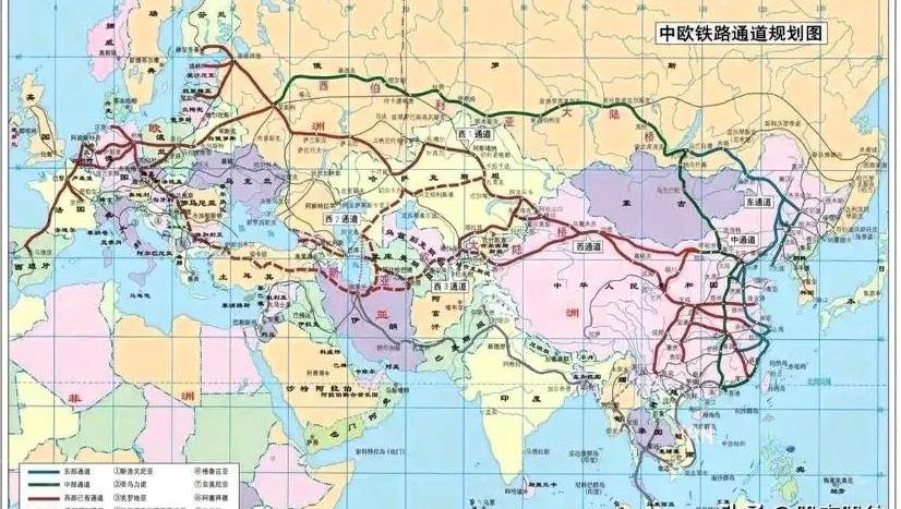 中欧班列这是“踩雷”了！曾经的贸易“高速路”，如今举步维艰。
俄罗斯通道堵得一塌