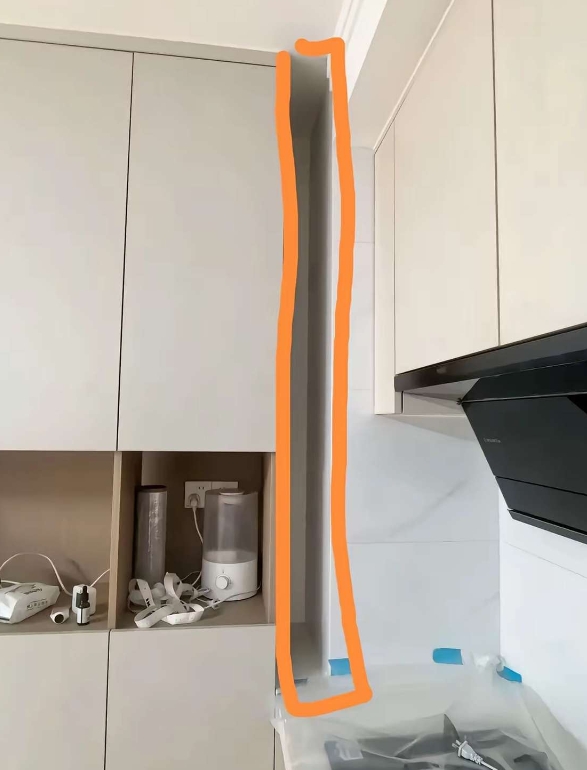 这个缝怎么利用会合理一些，不浪费空间呢？