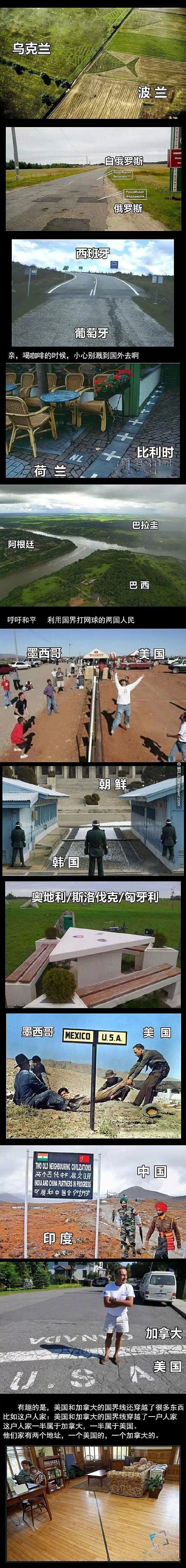 这是各国的国界线啊