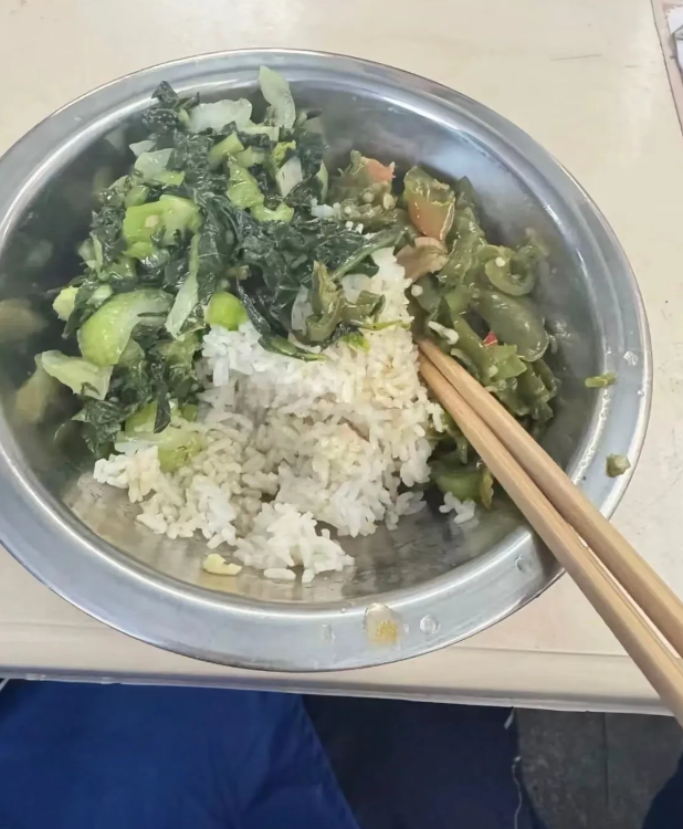 公司里面的伙食，那真是一天不如一天，搞得跟猪食一样，我都想离职了，可又耐不住它工