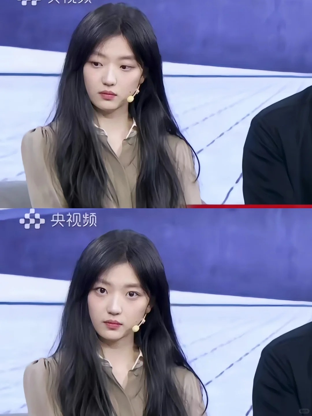 哇趣….好像知道她为啥突然爆火了！！！
这可是央视镜头，这也太乖巧了吧！有点清冷