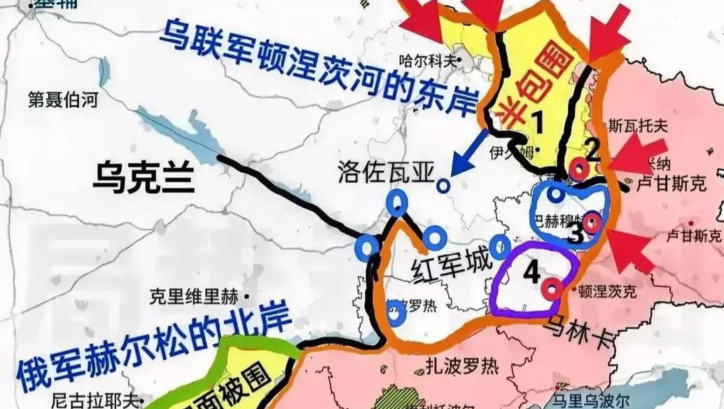 红军城大决战即将来临，俄罗斯军队三面包围红军城，红军城里的乌军已被打残，已经很难