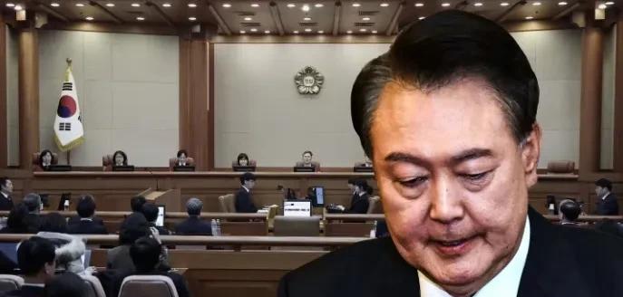 韩国总统尹锡悦弹劾审判进入最后阶段 
宪法法院将在下周二听取双方的最终辩论，之后