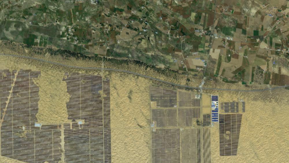 绿色奇迹：中国治沙成就的卫星视角