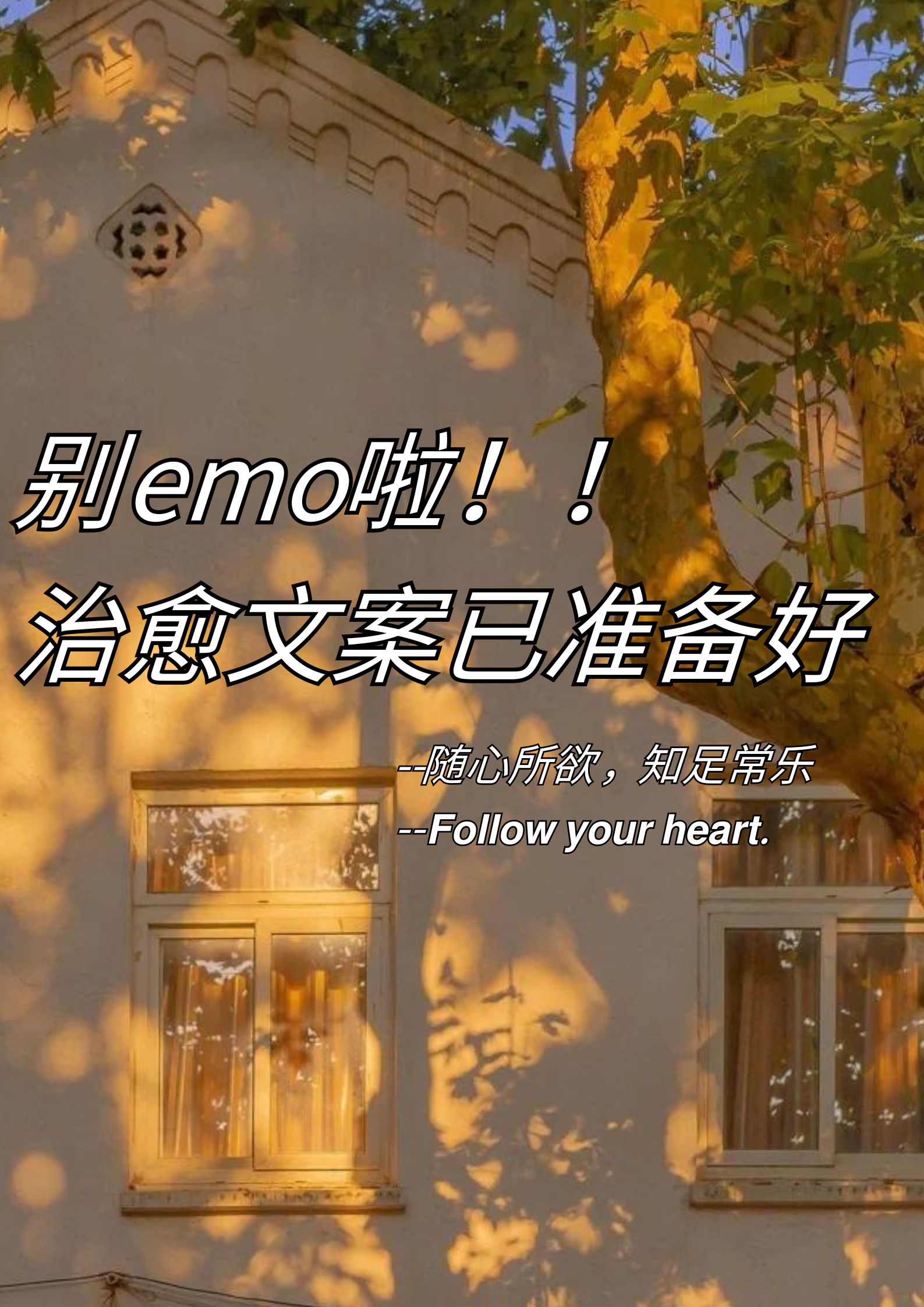 别emo啦！治愈文案请收藏！
