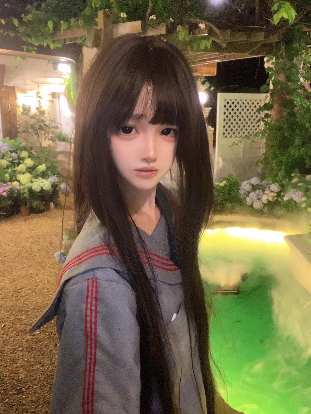 来深圳的莫奈花园玩了～
蛮美的..还有小猫玩