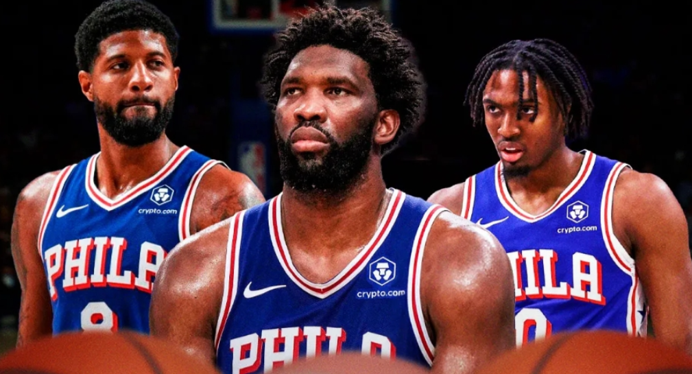 22日一大早，76人传来3个令人绝望的消息：

①、76人官宣，保罗乔治因为左膝