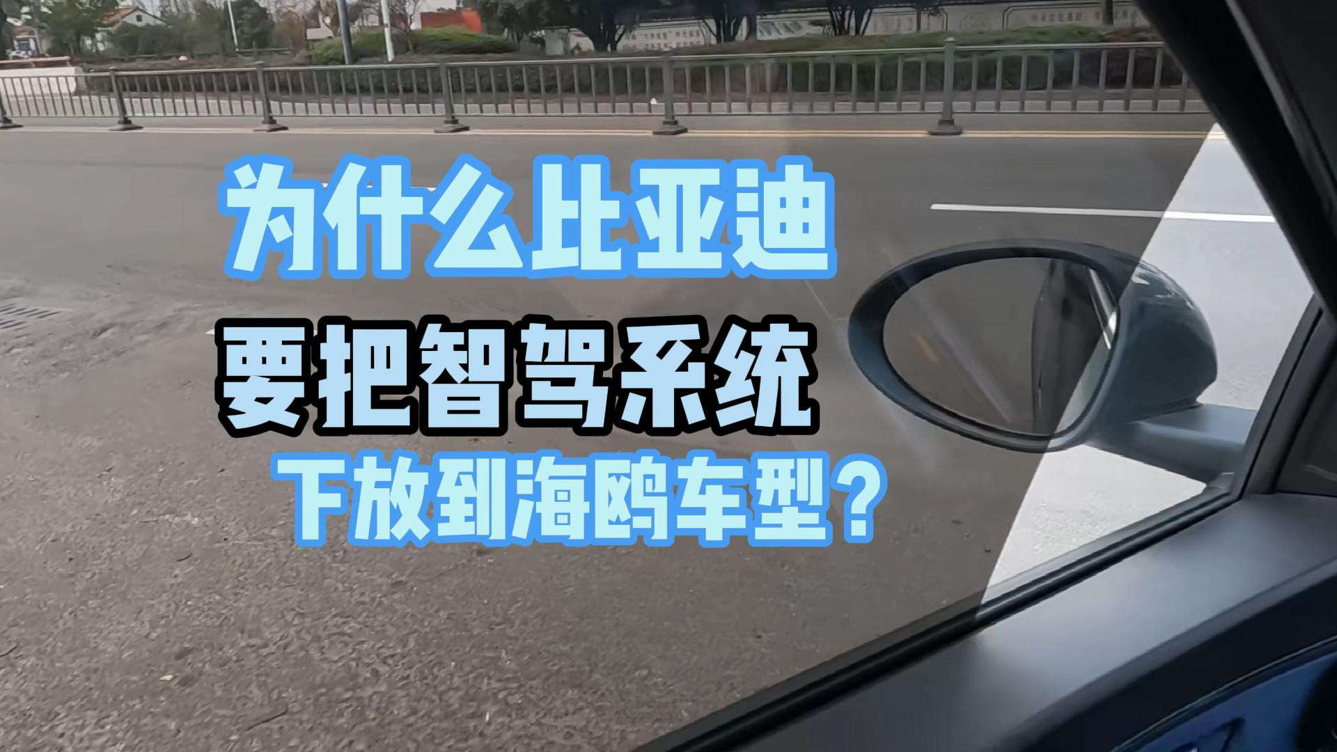 6.98万的海鸥也要有智驾系统了，比亚迪为什么要这么干？