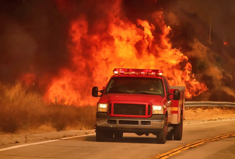加州又着火了！紧急疏散
此前经过不懈的努力，加州终于成功控制了野火的蔓延，但未曾