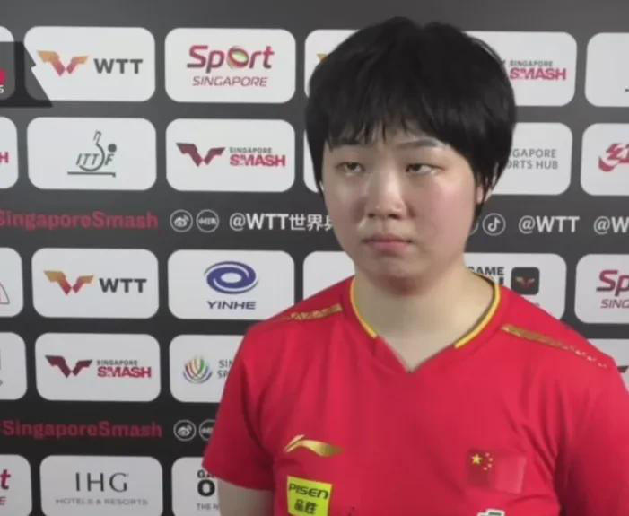 蒯蔓赢下王曼昱之后，发言有点樊振东的味儿！哎，你看这俩人，说话都一个调调，都是那