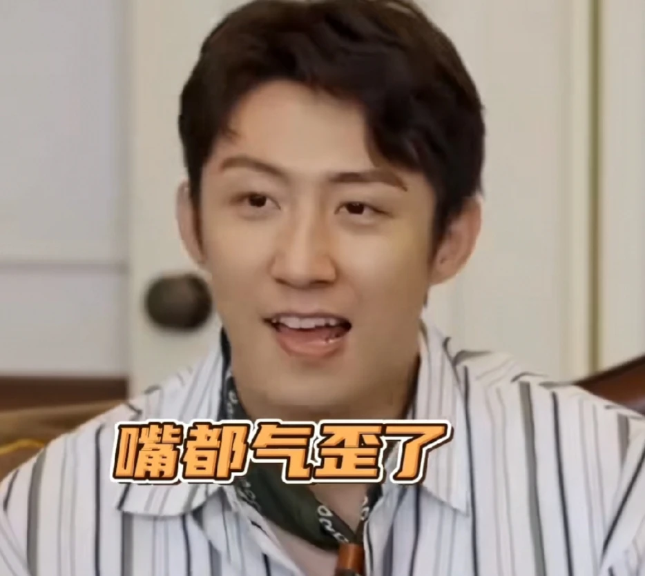 黄晓明指着黄景瑜说：“你是0啊，就你是0。”黄景瑜嘴巴都气歪了：“0是啥意思你还