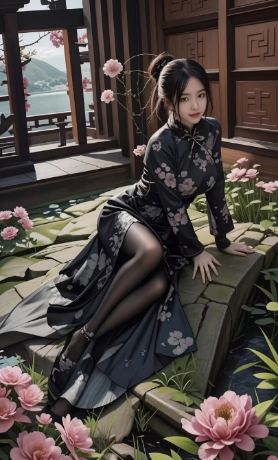 原来黑丝配一身黑的套装也是如此有韵味啊哈哈哈哈哈