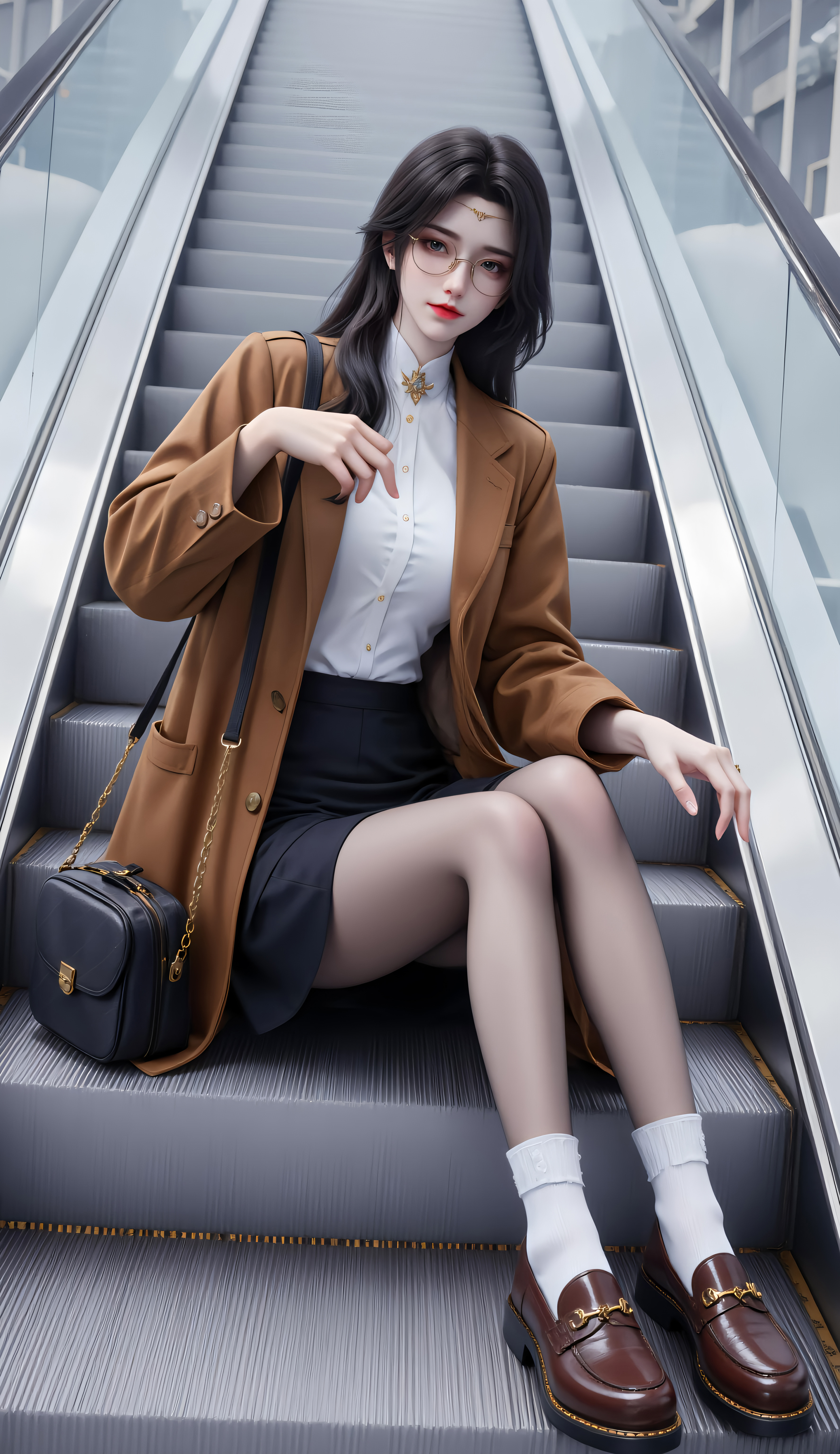 国漫女神高清手机壁纸：师娘玄衣太有韵味，那叫一个迷人！
