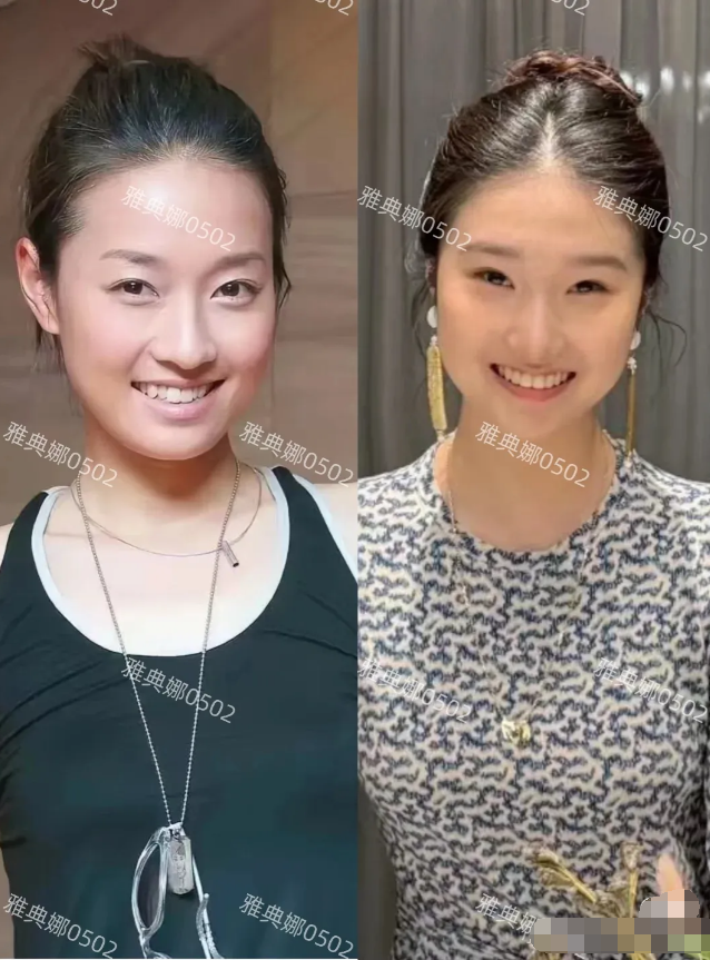 马伊琍的大女儿文君竹跟她年轻的时候好像，一样的脸型一样的笑容，一样的眉眼弯弯端庄